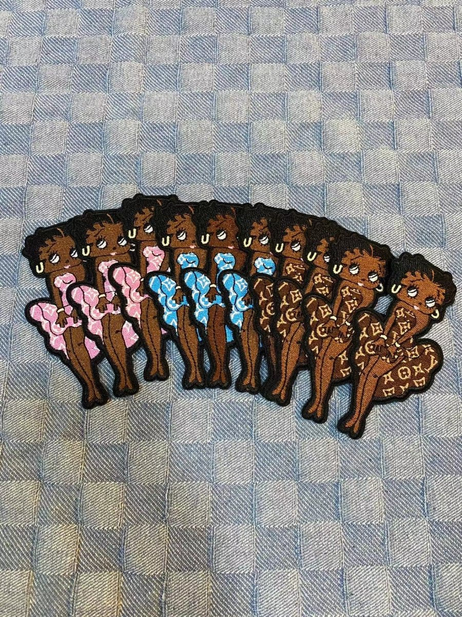 10 Pieces Betty Character Designer Patches Bundle Sale - mingfabricstore