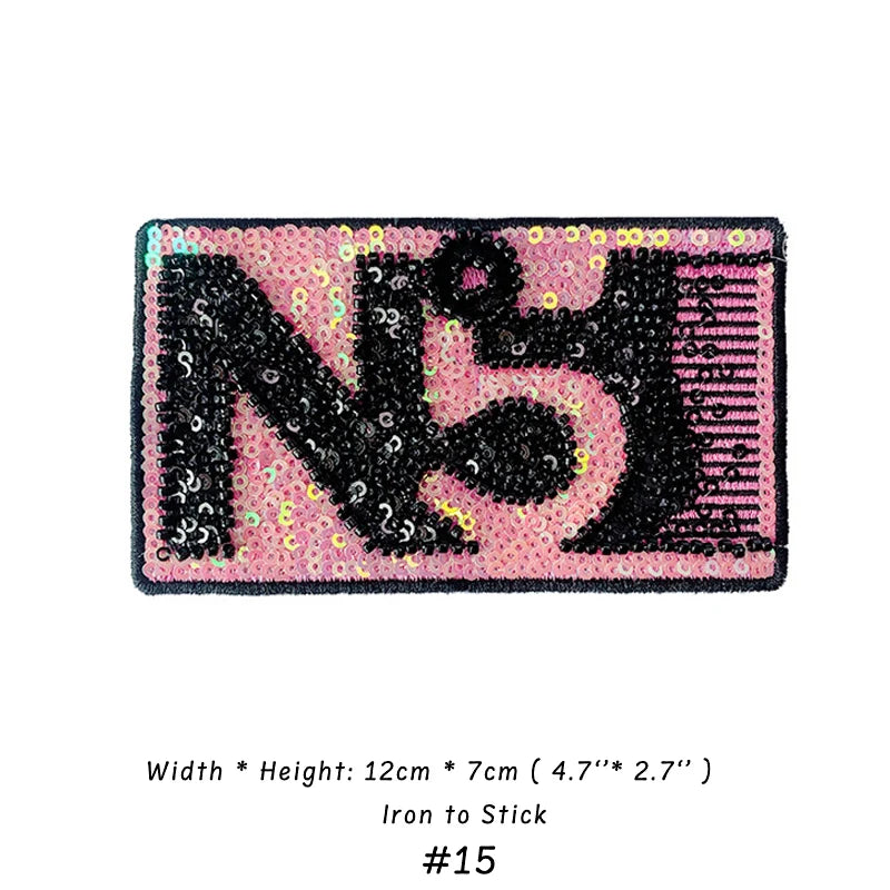 Embroidery Chanel Patches Custom Clothing Jackets