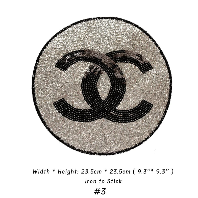 Embroidery Chanel Patches Custom Clothing Jackets