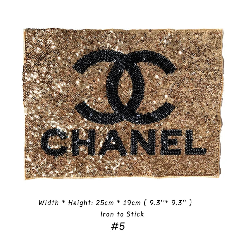 Embroidery Chanel Patches Custom Clothing Jackets