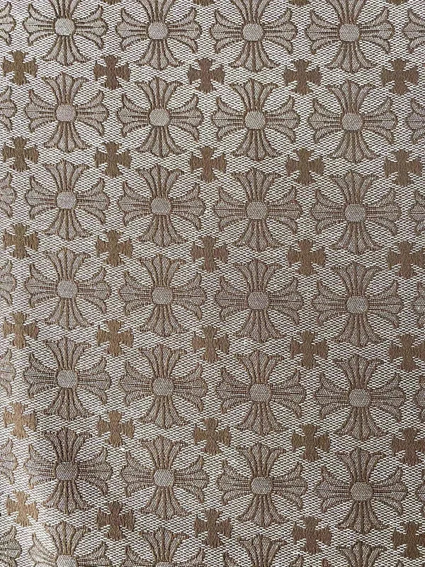 Chrome Hearts Jacquard Sewing Fabric Sold by Yard