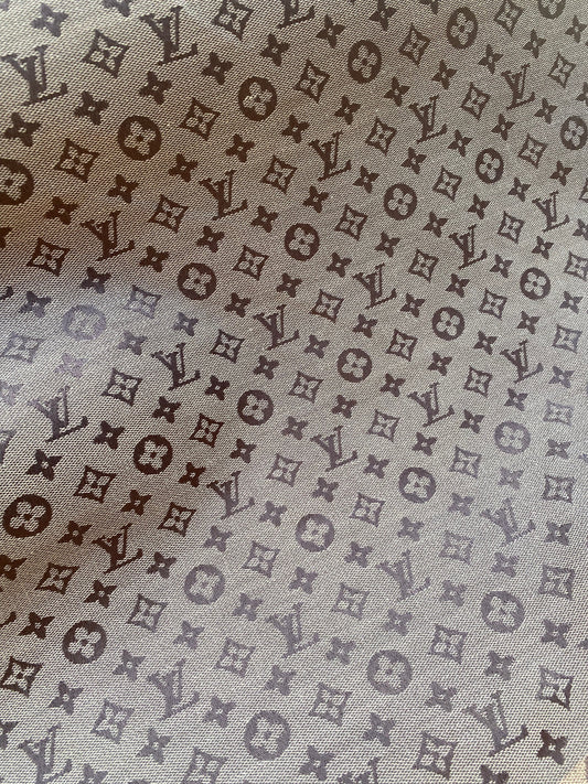 Classic Brown Louis Vuitton Sofa Fabric Jacquard for Furniture DIY Handmade Custom Sneakers