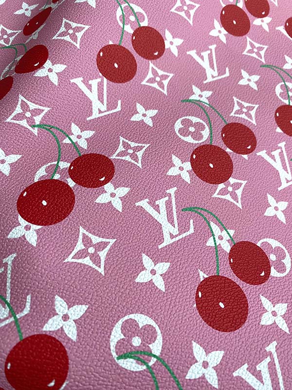 Hot Pink Cherry Louis Vuitton Bag Leather Shoe Sneaker Fabric