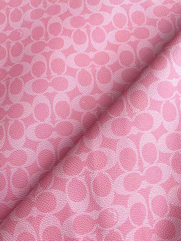 Pink  Coach Bag Leather Crocs DIY Designer Fabric Handmade