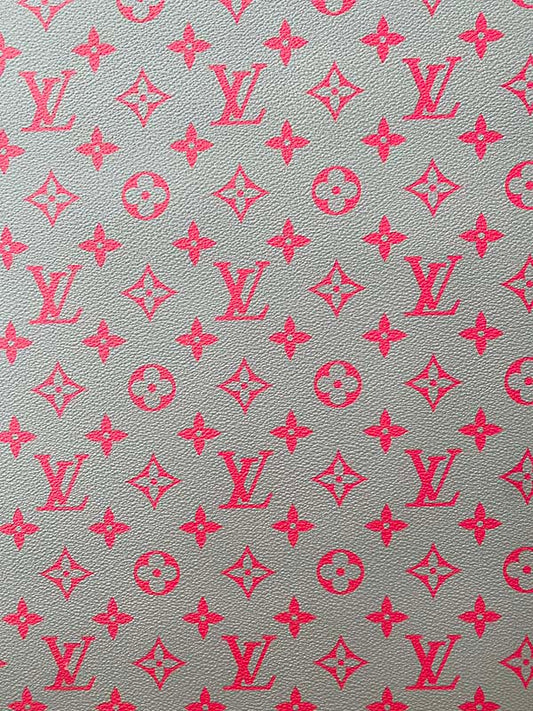 Pink Grey Louis Vuitton Custom Leather Sewing Projects DIY Sneaker