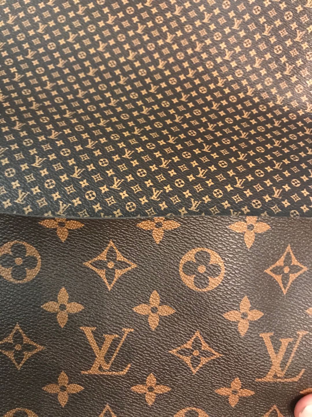 Mini Small  LV Leather Fabric for Bag and Crafting