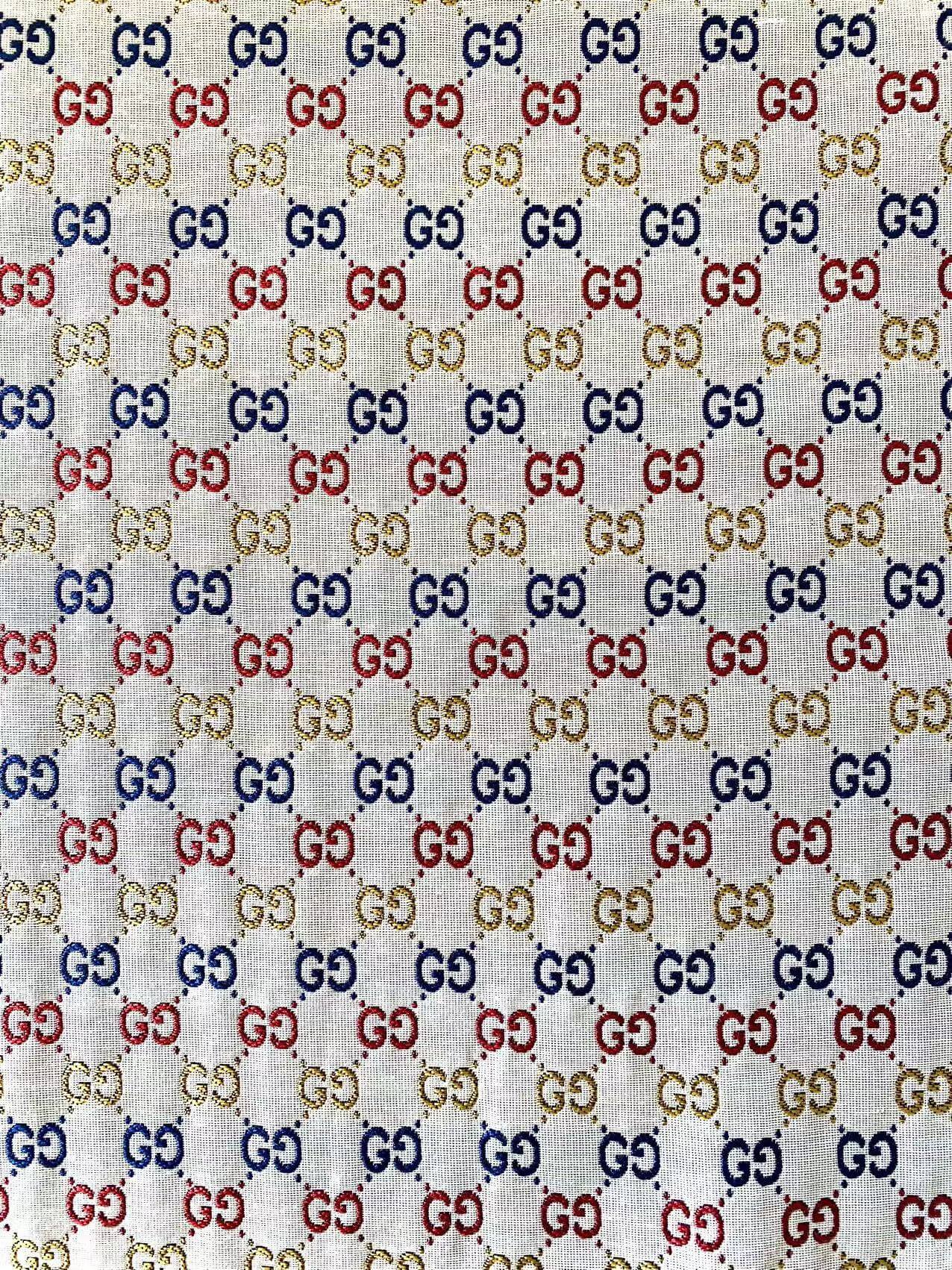 Colorful Gucci Upholstery Sofa Fabric for Sewing Handmade Custom Furniture Design