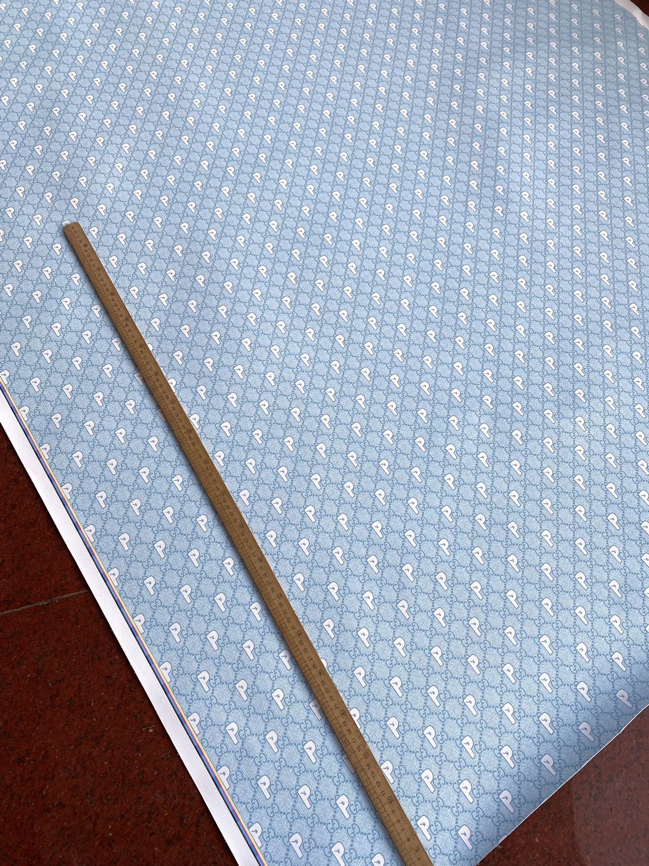 Gucci Palace Collab Faux Leather Designer Fabric for Custom Handmade Sewing Project