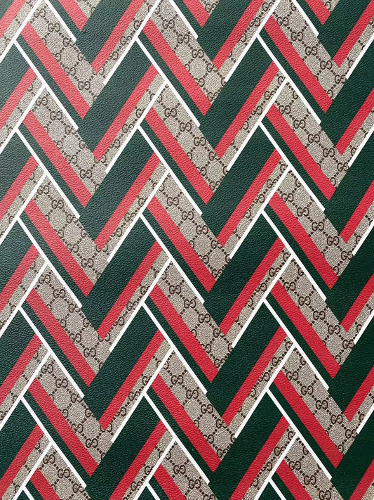 New GUCCI Faux Leather Sheet for Crafts Shoes DIY