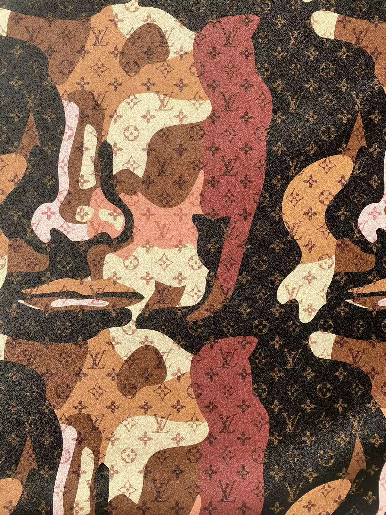 New Camo Louis Vuitton Leather for Handbag