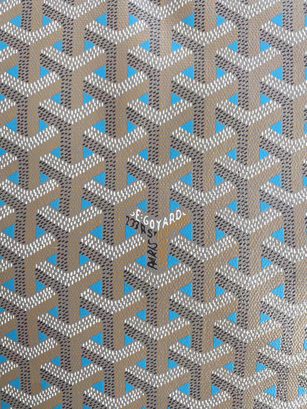 New Color Goyard Canvas Bag Leather Material for DIY Handmade Sewing Project