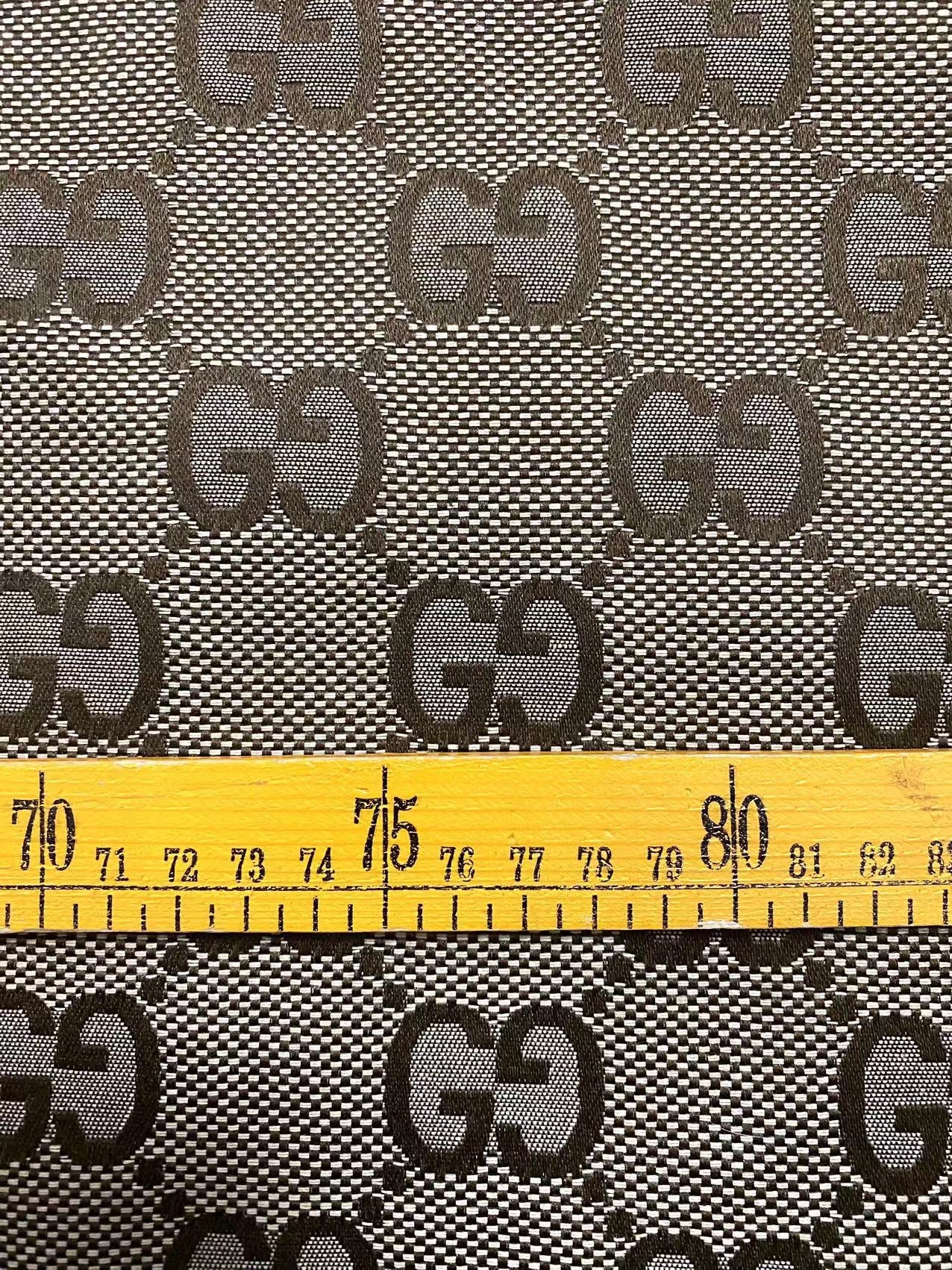 Medium Tan Gucci Jacquard Custom Designer Shoe Fabric