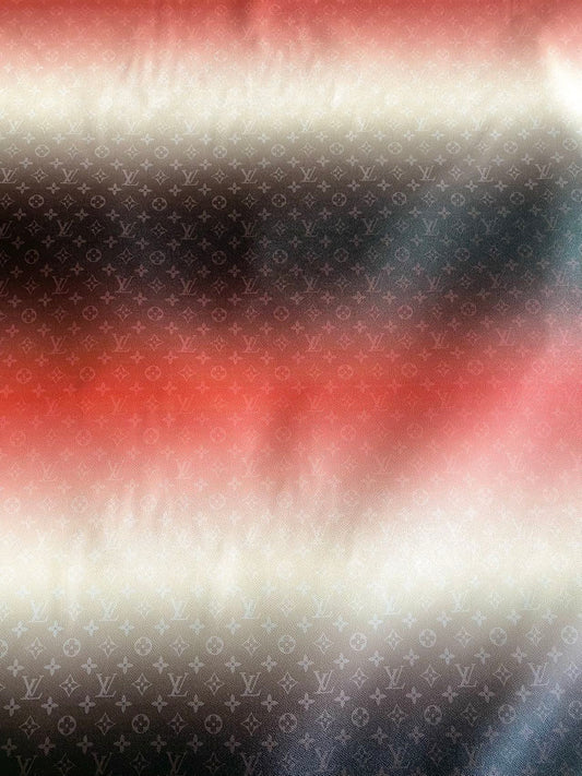New Louis Vuitton Gradient Designer Fabric Leather Crafts Material