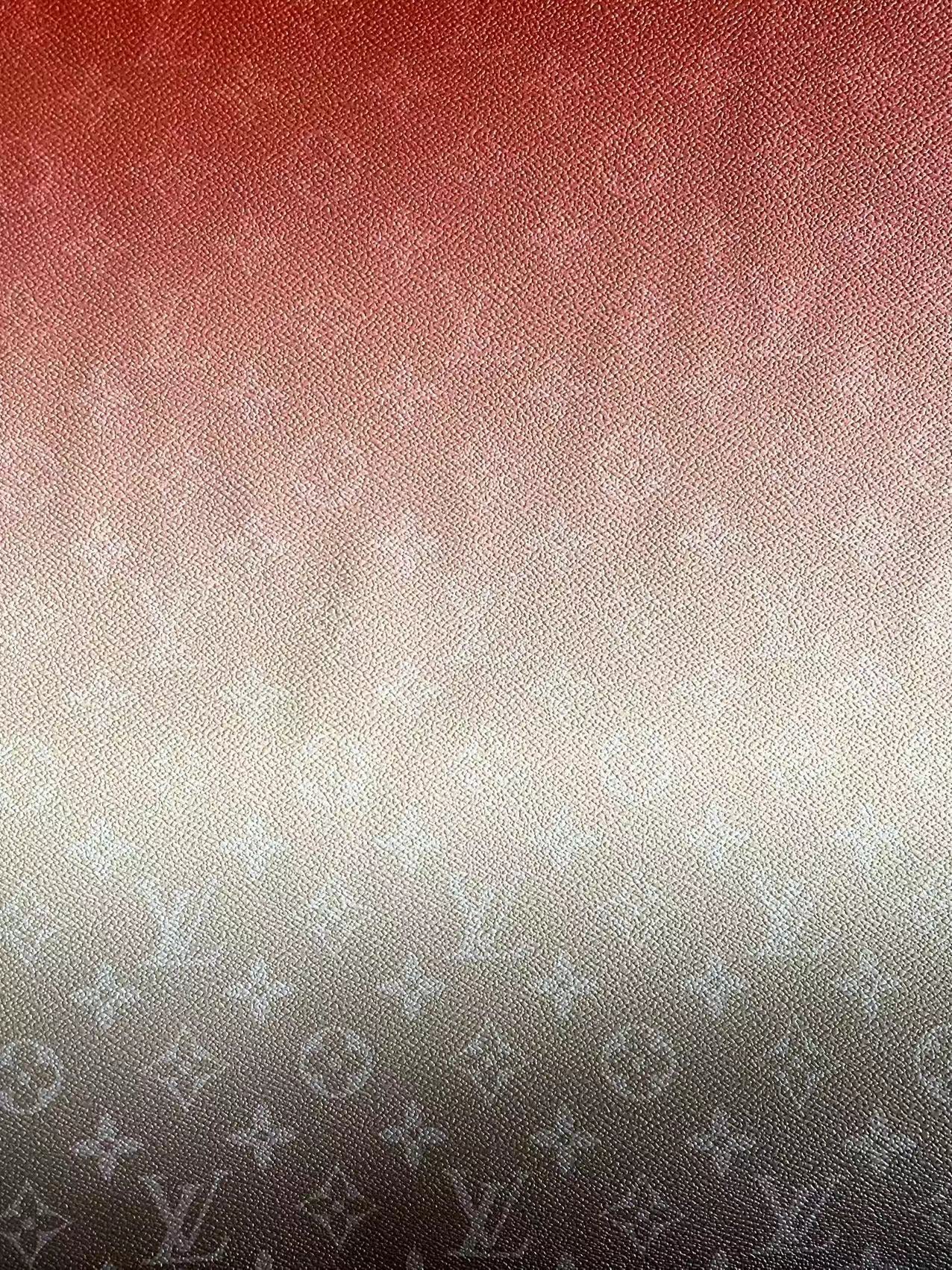 New Louis Vuitton Gradient Designer Fabric Leather Crafts Material