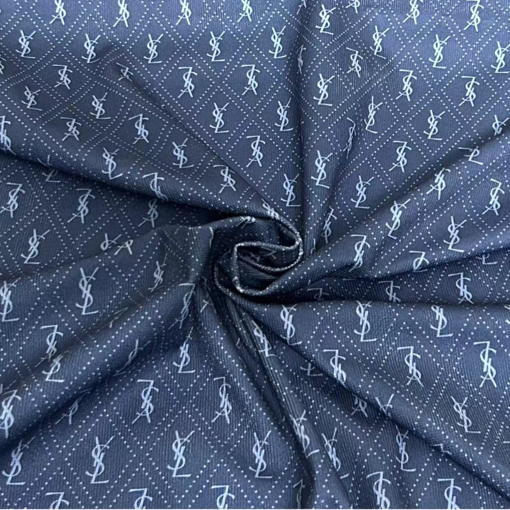 YSL Designer Fabric for Handmade Sewing Projects Custom Sneakers