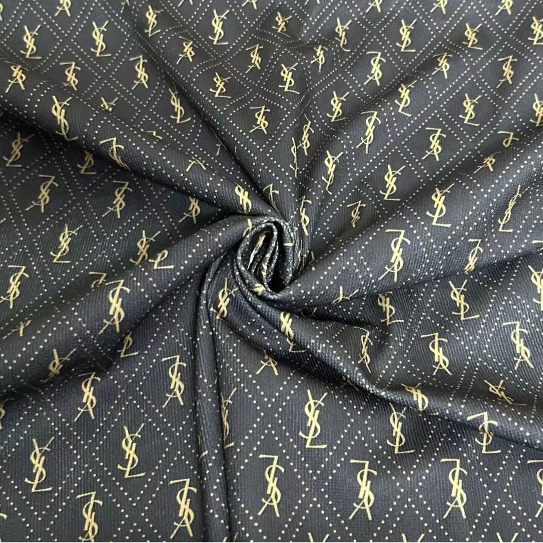 YSL Designer Fabric for Handmade Sewing Projects Custom Sneakers