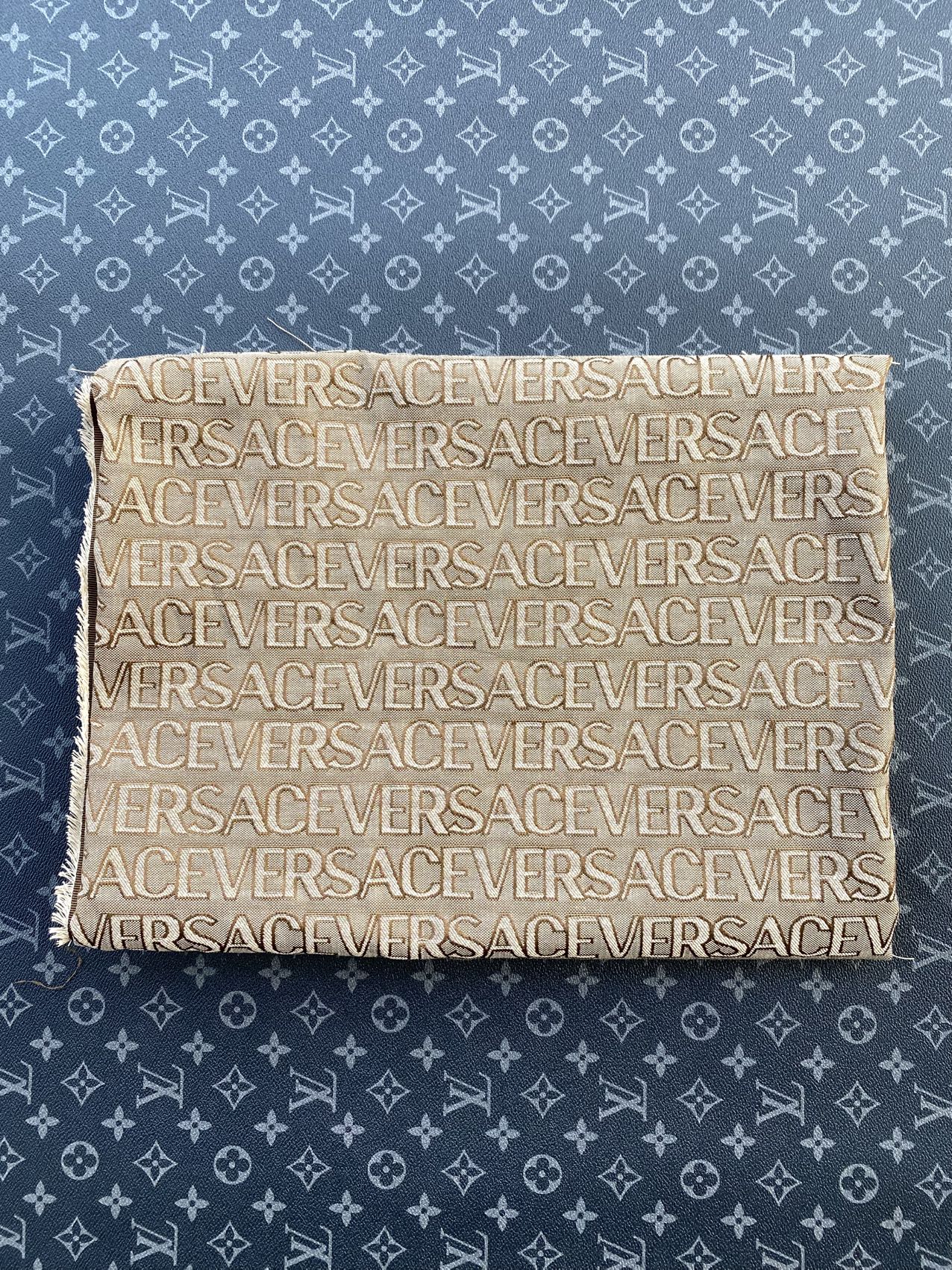 Brown Versace Jacquard Designer Fabric for Clothing DIY Sewing Projects