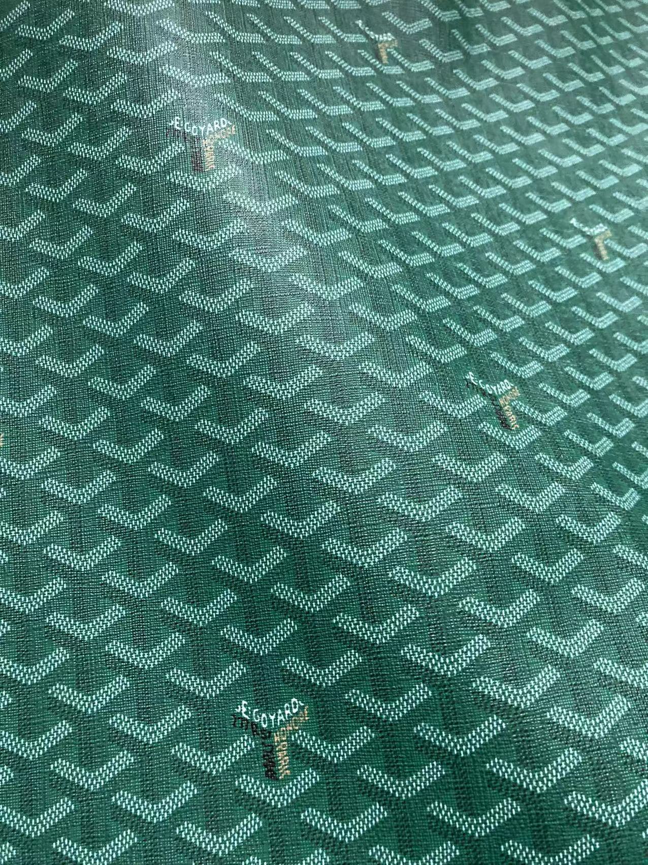 Dark Green Goyard Vinyl for Custom Sneakers Air Force One
