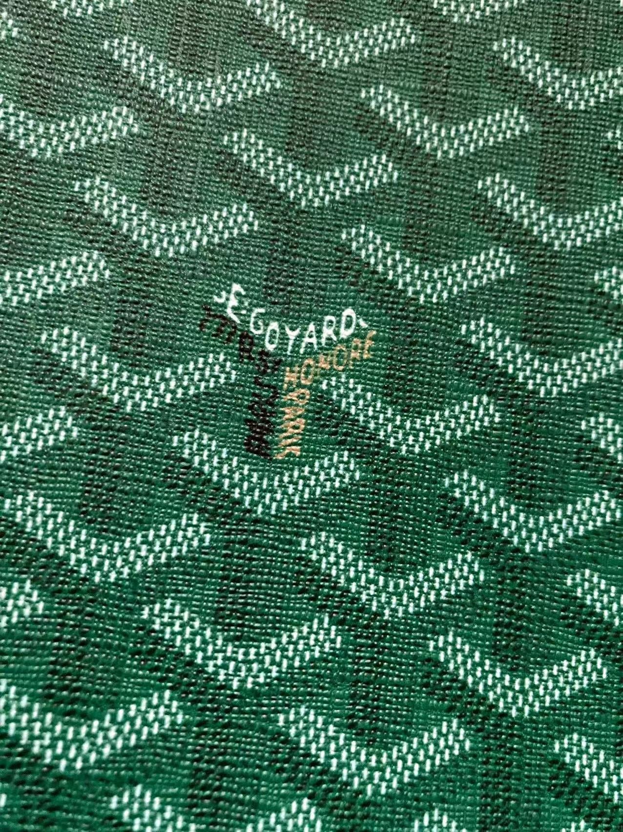 Dark Green Goyard Vinyl for Custom Sneakers Air Force One