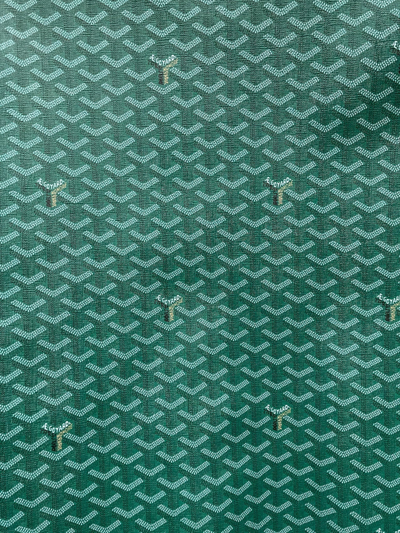 Dark Green Goyard Vinyl for Custom Sneakers Air Force One