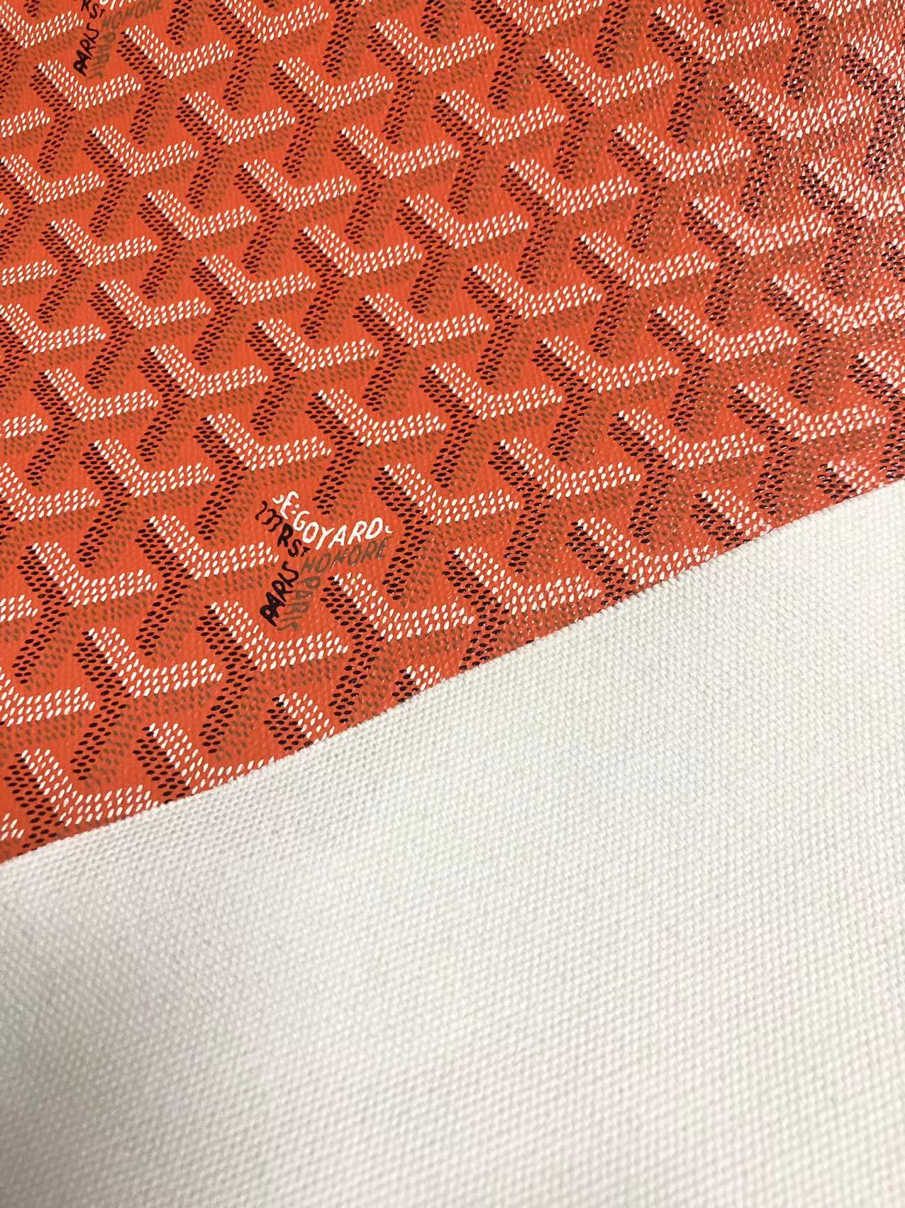 Orang Goyard Original Quality Vinyl Canvas for Custom Sneaker Furniture
