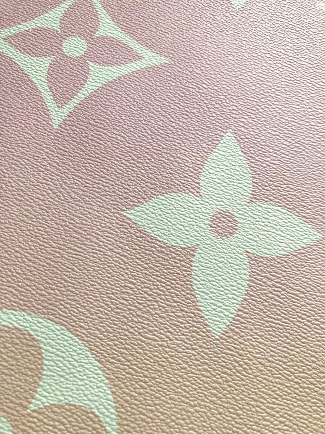 Colorful LV By the Pool Leather Fabric for Bag Custom