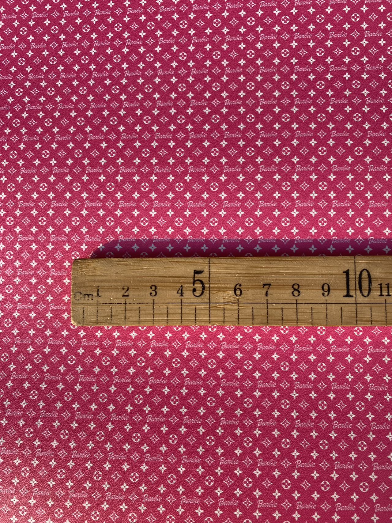 Pink Barbie LV Doll Clothing Custom Leather Mini Size