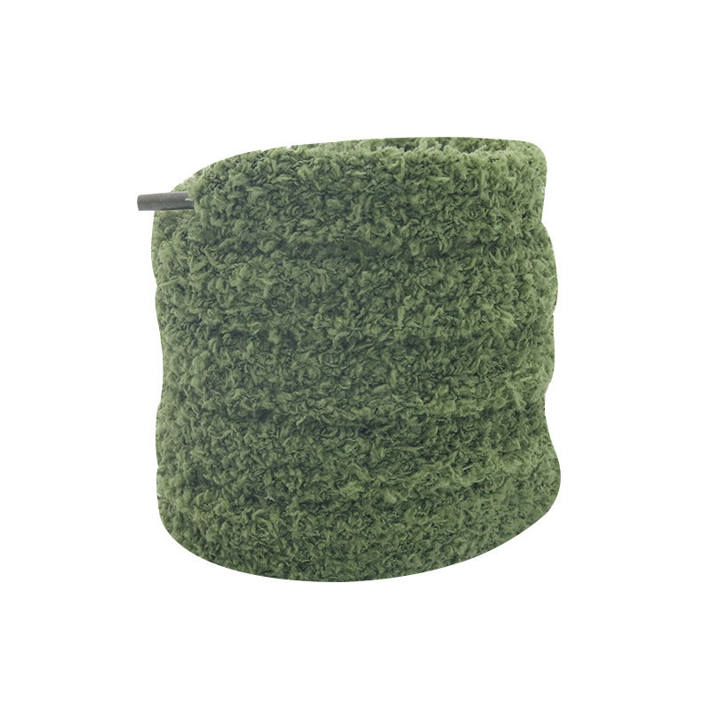 Winter Cozy Fluffy Shoelace for Custom Sneakers AF1 Timberland DIY