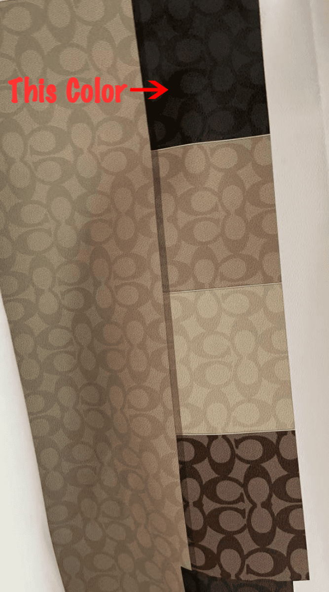 Black Coach Vinyl Leather for Bag Material Custom Shoes - mingfabricstore