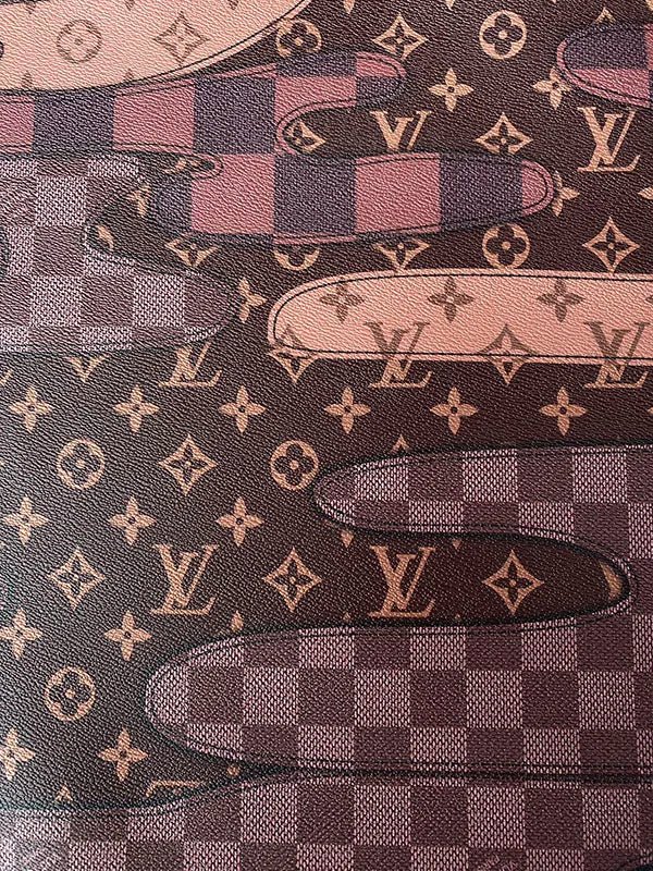 Brown Louis Vuitton Bag Leather for Custom DIY Projects - mingfabricstore