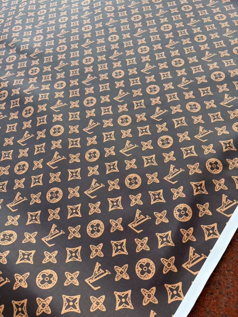 Brown Louis Vuitton Monogram Leather Sheet for Bag Repaid Crafts - mingfabricstore