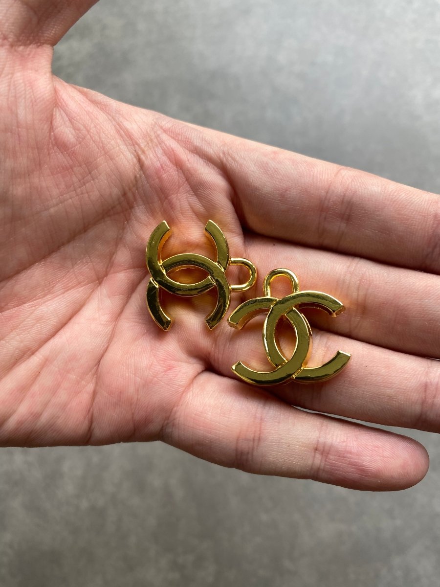 Chanel Metal Badge Pieces for Handmade Crafts DIY Projects Custom Crocs - mingfabricstore