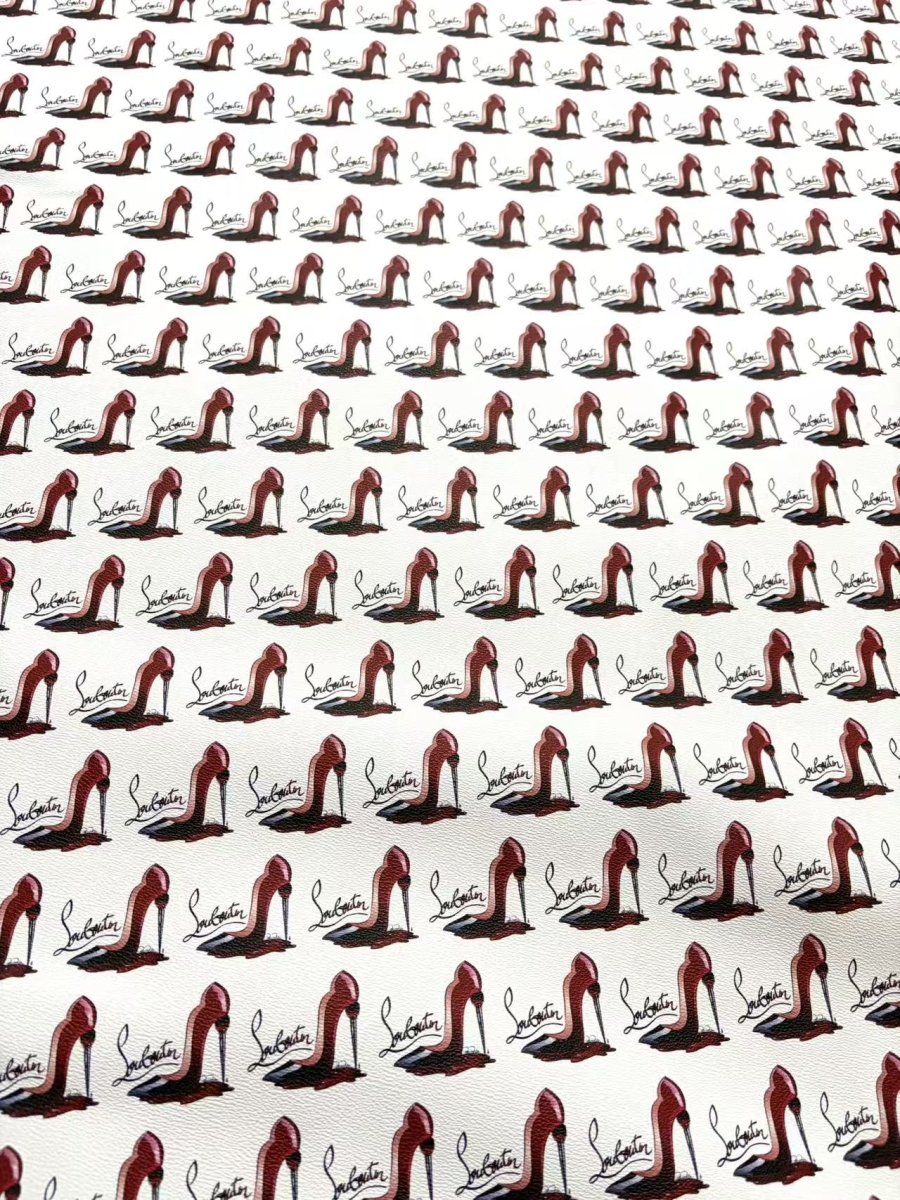Christian Louboutin High Heel Design DIY Leather Sheet - mingfabricstore