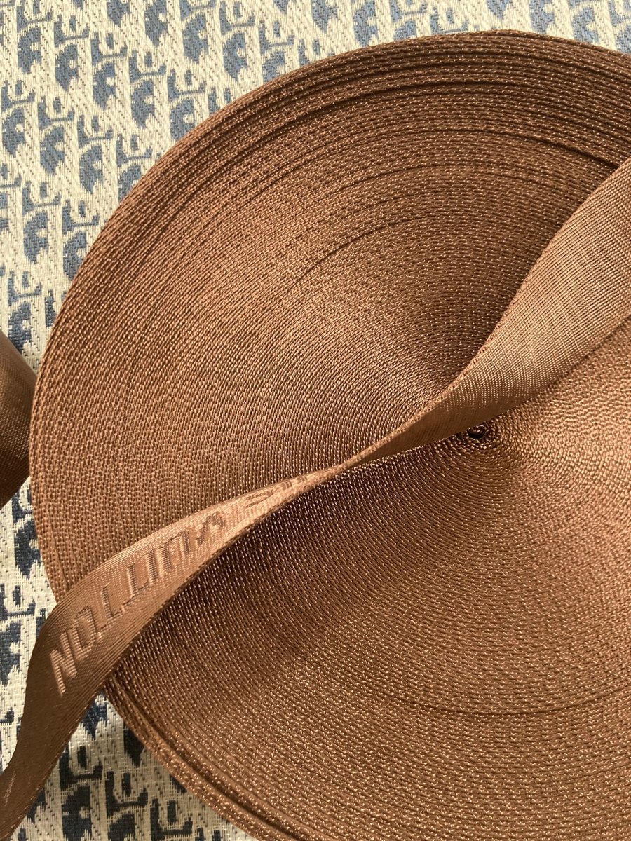 Custom Bag LV Strap Brown Straps for Handmade DIY Bag Repair - mingfabricstore