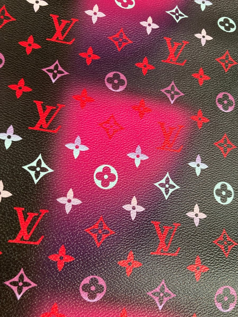 Custom Designer Leather By the Pool LV - mingfabricstore