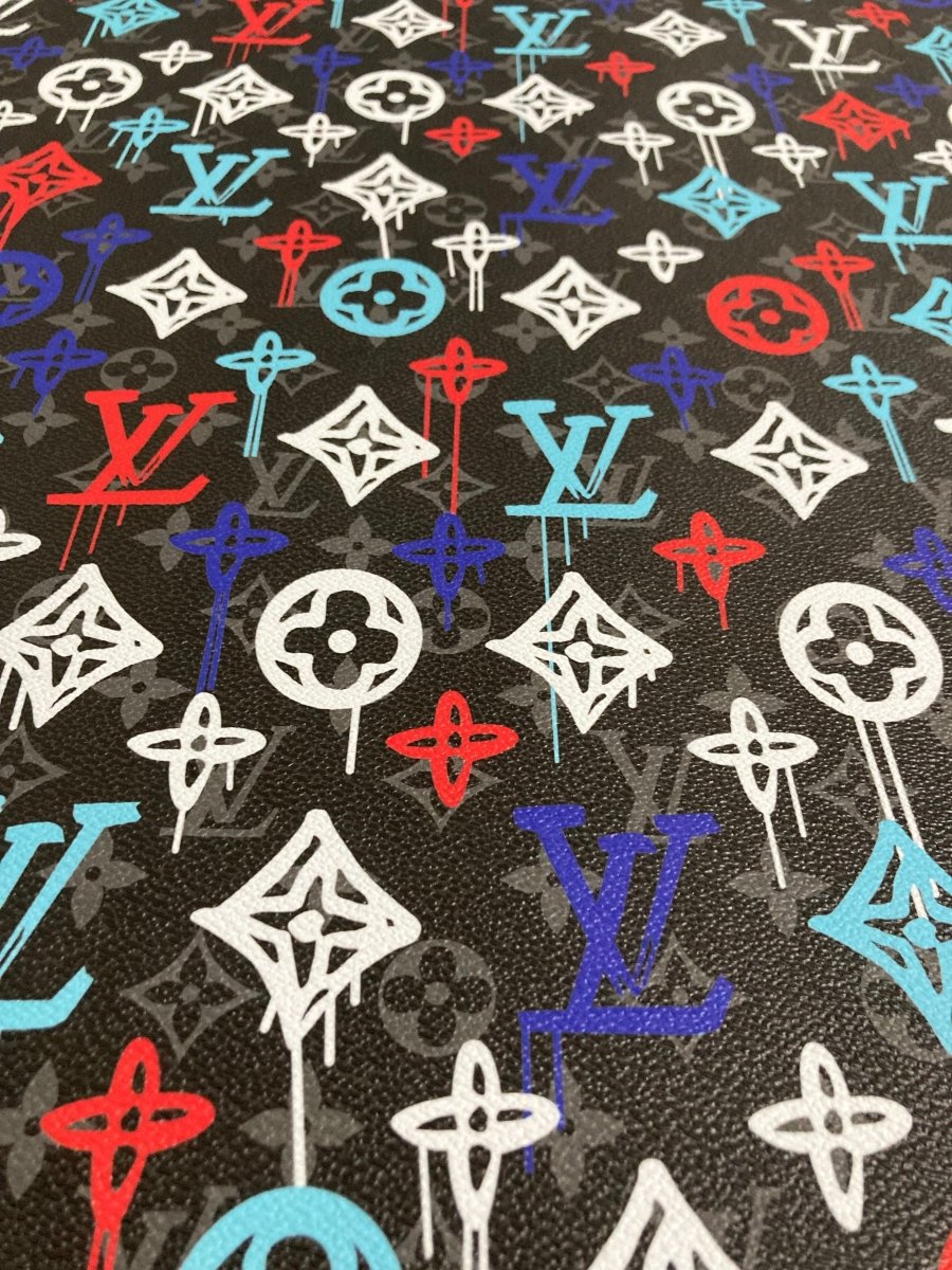 Custom Designer Leather Fabric Handmade for Sneakers Bag Upholstery - mingfabricstore