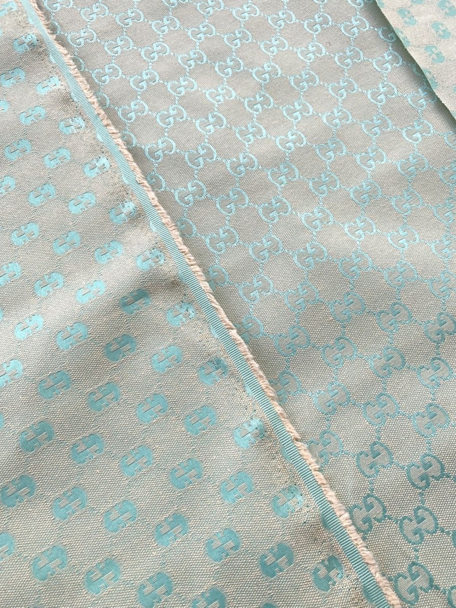 Elegant Green Gucci Designer Fabric for Custom Sneakers Sewing - mingfabricstore