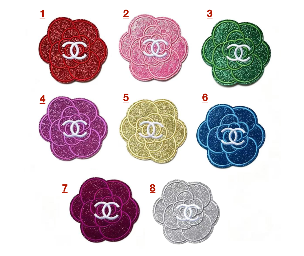 Embroidery Chanel Patches Custom Clothing Jackets - mingfabricstore
