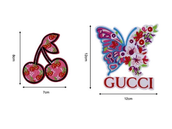 Embroidery LV Gucci patches Custom Clothing Jackets - mingfabricstore