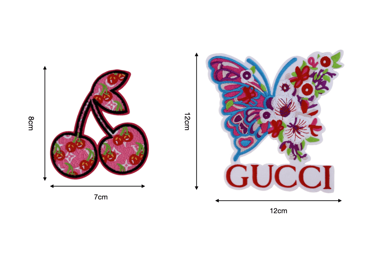 Embroidery LV Gucci patches Custom Clothing Jackets - mingfabricstore