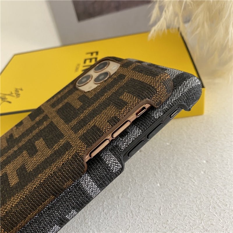 FENDI Fabric Knitting iPhone Case. - mingfabricstore