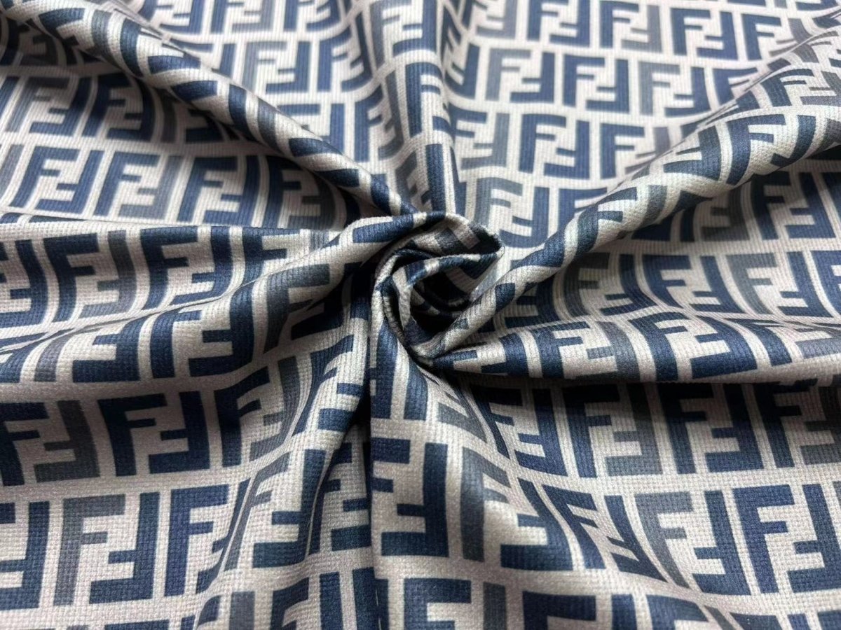 Fendi Italy FF Apparel Sewing Corduroy Designer Inspired Fabric Sold by Yard - mingfabricstore