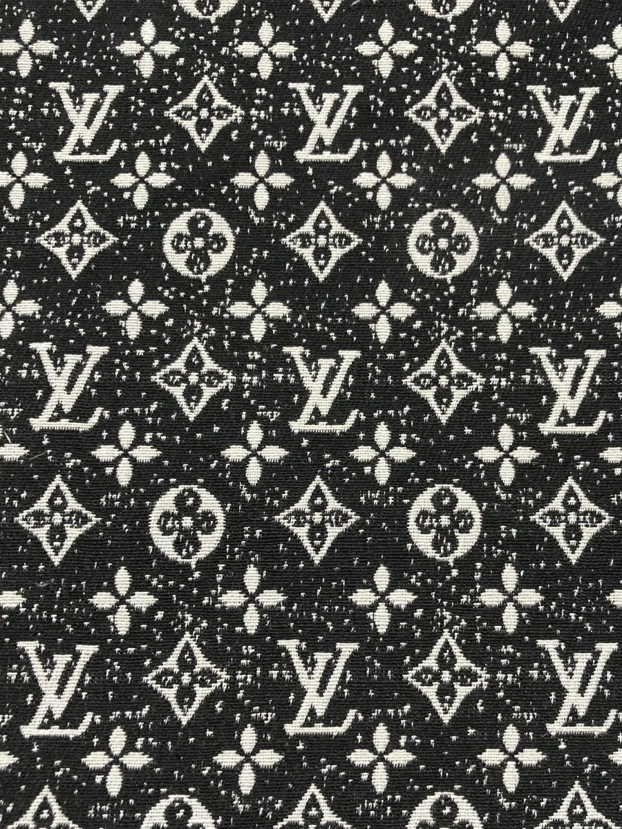 Handmade Fabric Flecks LV Jacquard for Custom Sneakers Home Deco - mingfabricstore