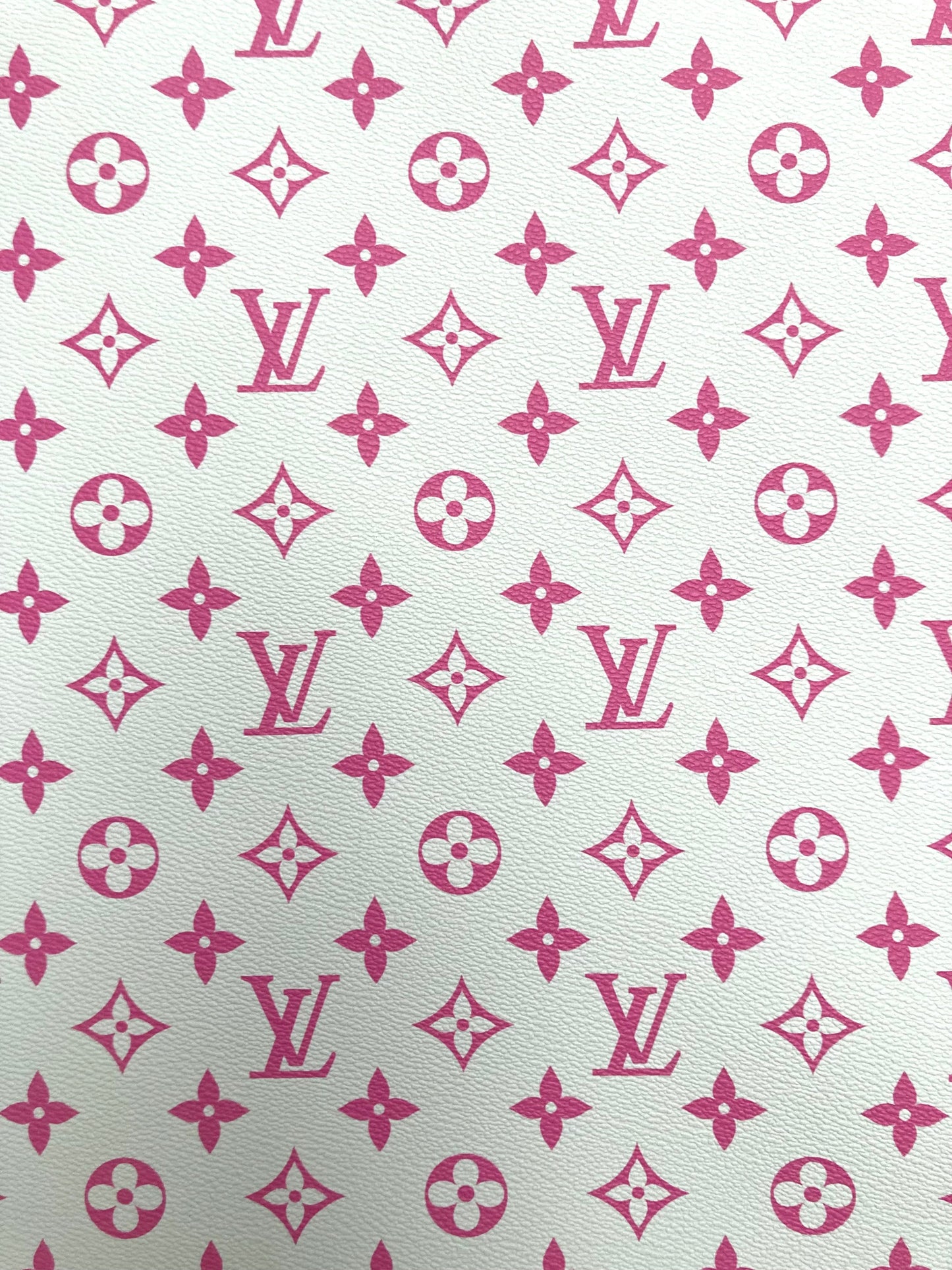 DIY Handmade Crafts Baby Pink LV for Custom Sneakers Bag Upholstery