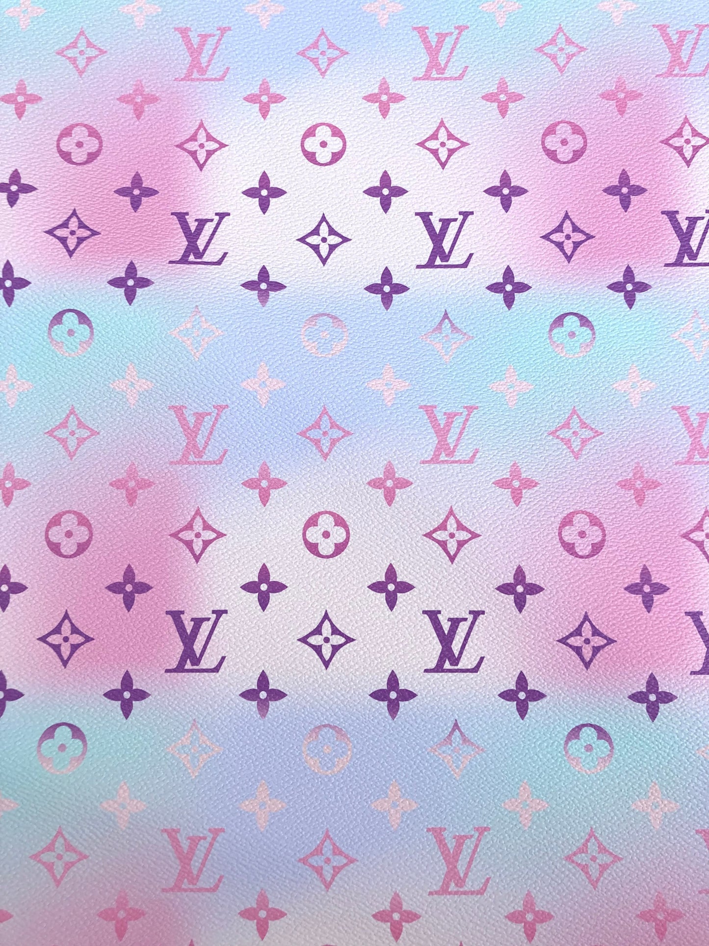 By The Pool LV Regular Size Faux Leather Fabric Vinyl Handmade Customshoes