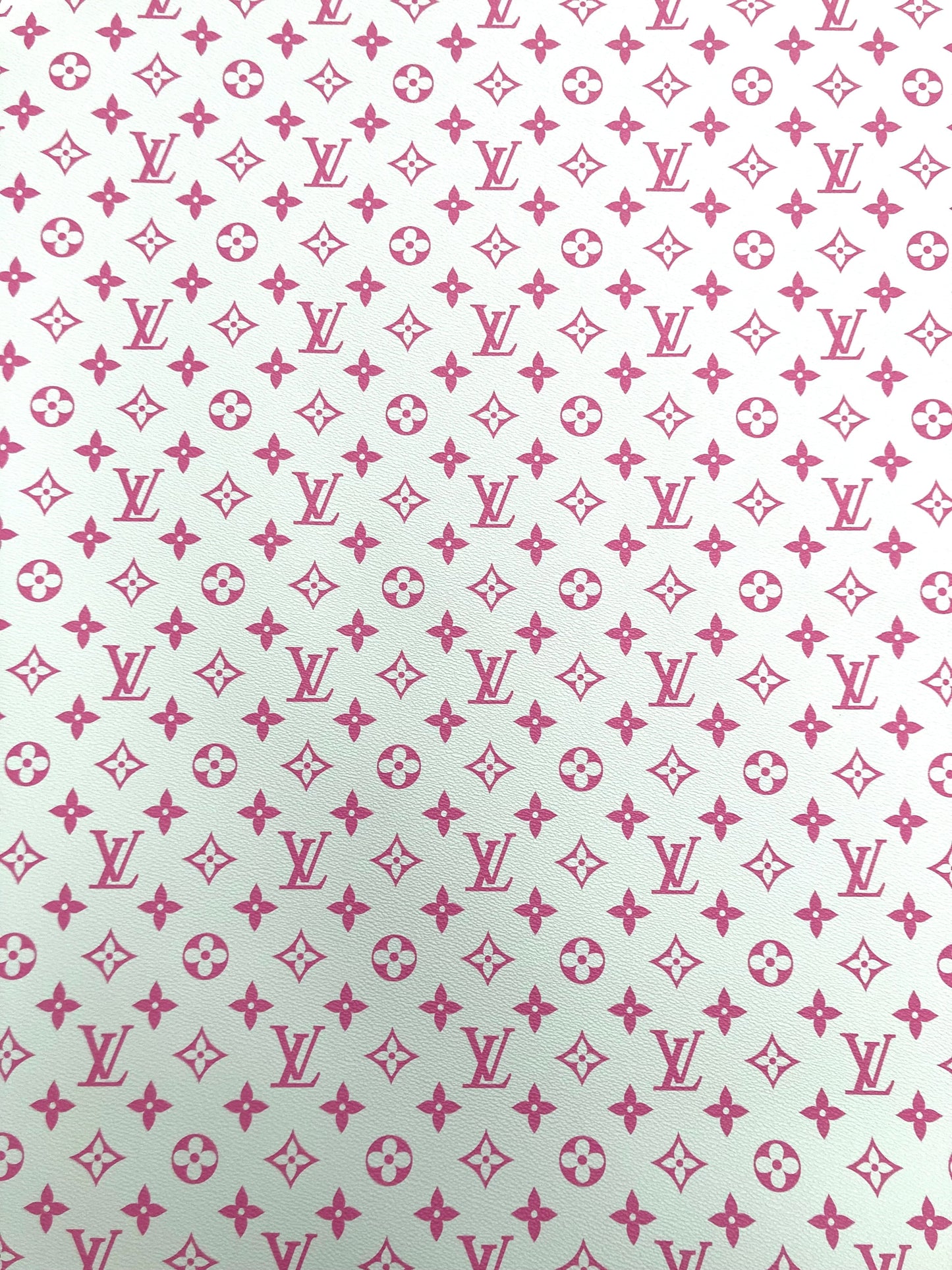 DIY Handmade Crafts Baby Pink LV for Custom Sneakers Bag Upholstery