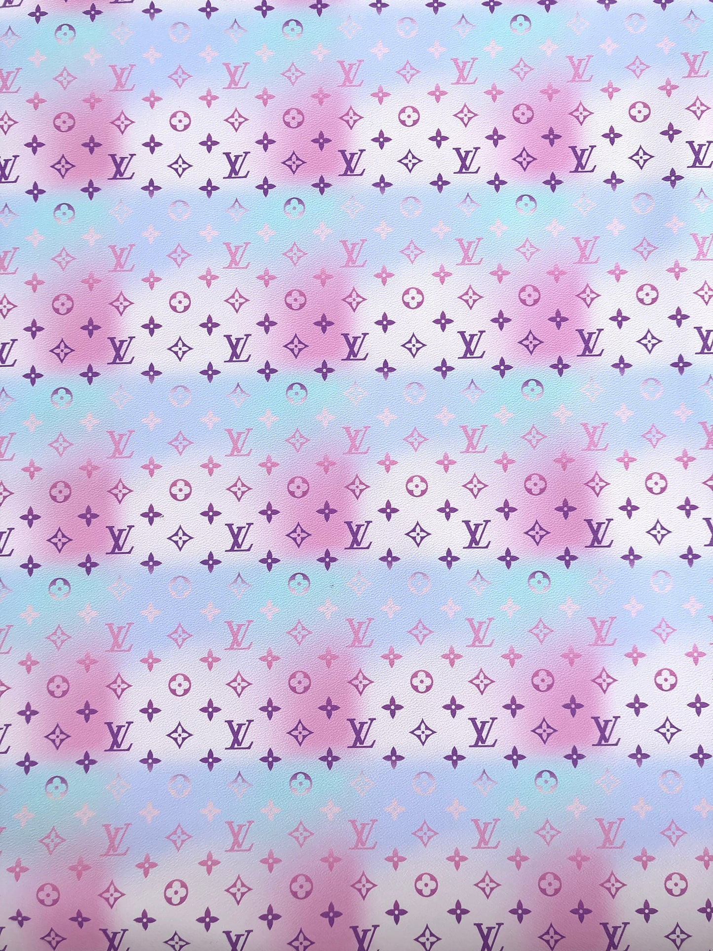 By The Pool LV Regular Size Faux Leather Fabric Vinyl Handmade Customshoes