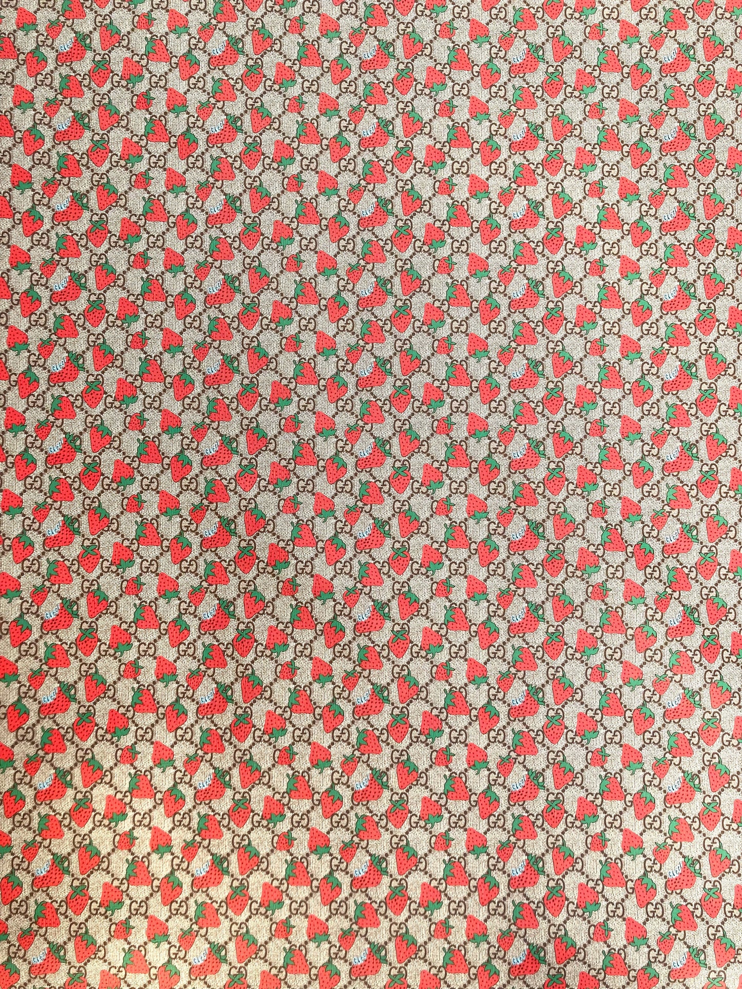 Custom Vinyl Strawberry GG for Handmade Crafts Sneakers