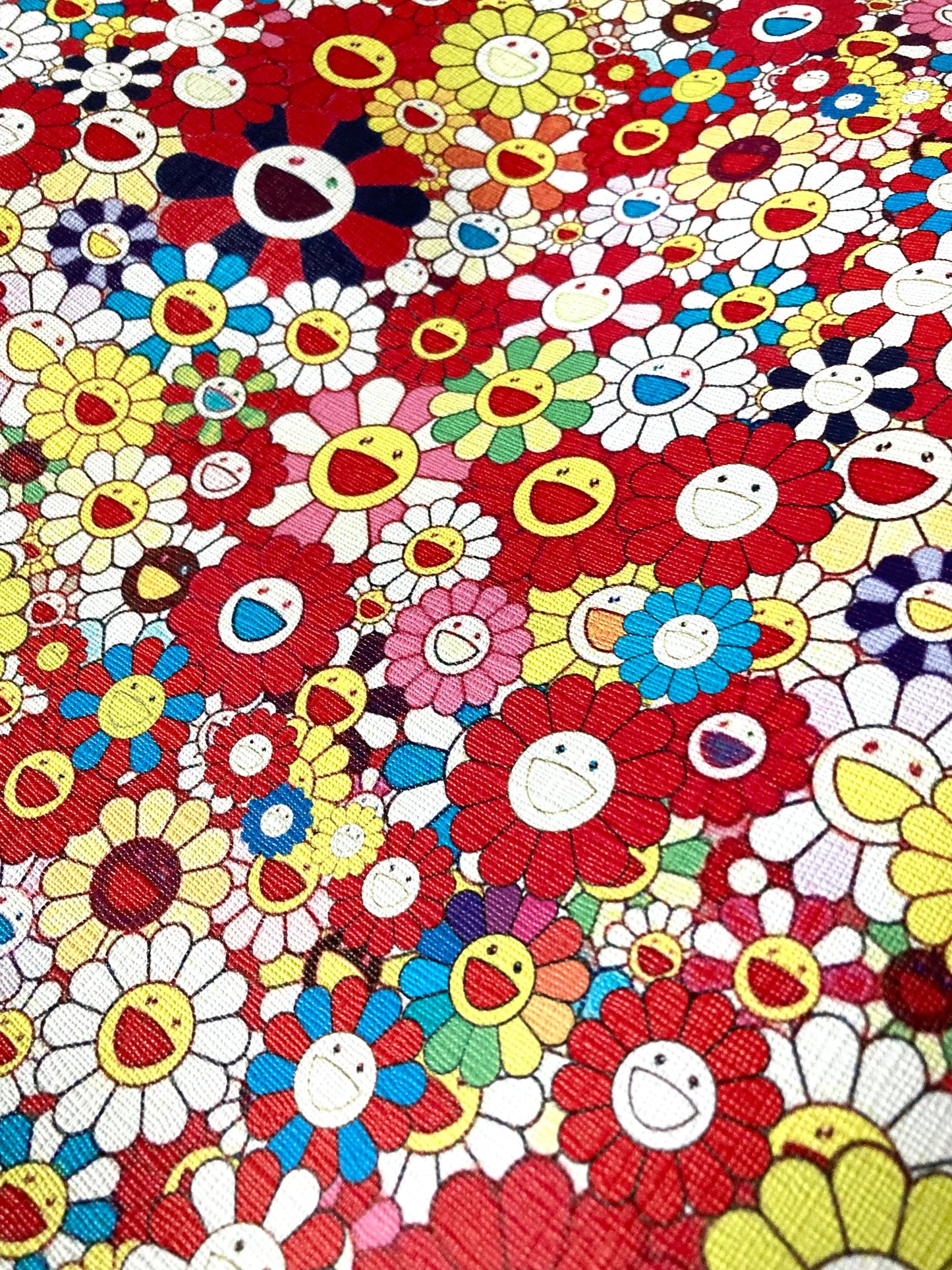 Murakami Takashi Leather Art Fabric for Custom
