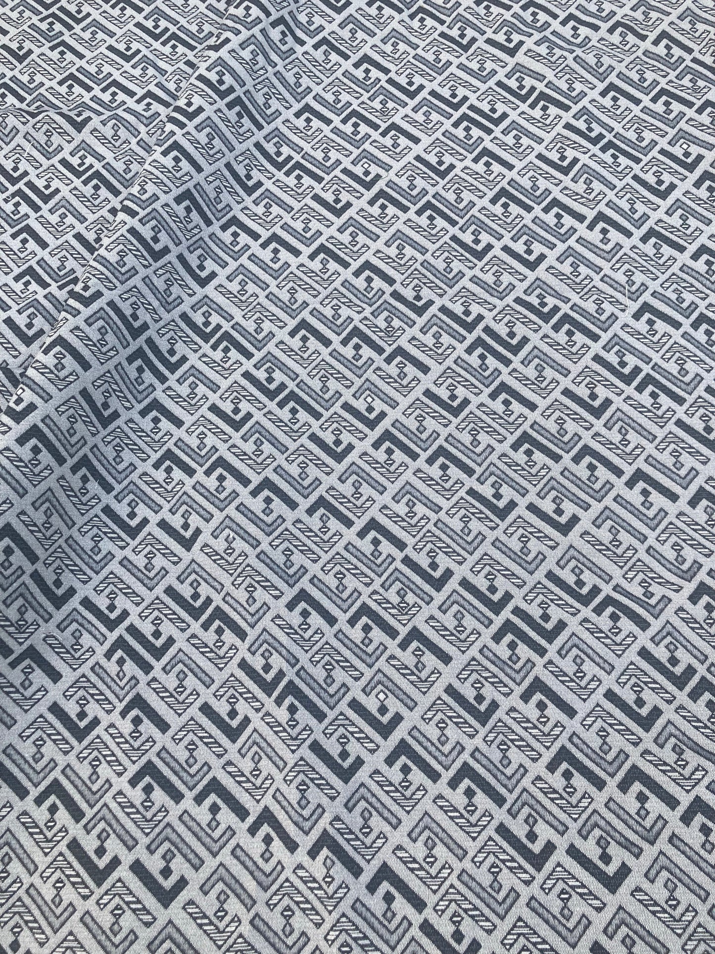 Jacquard Fendi Fabric  Denim Sewing Handmade Supply